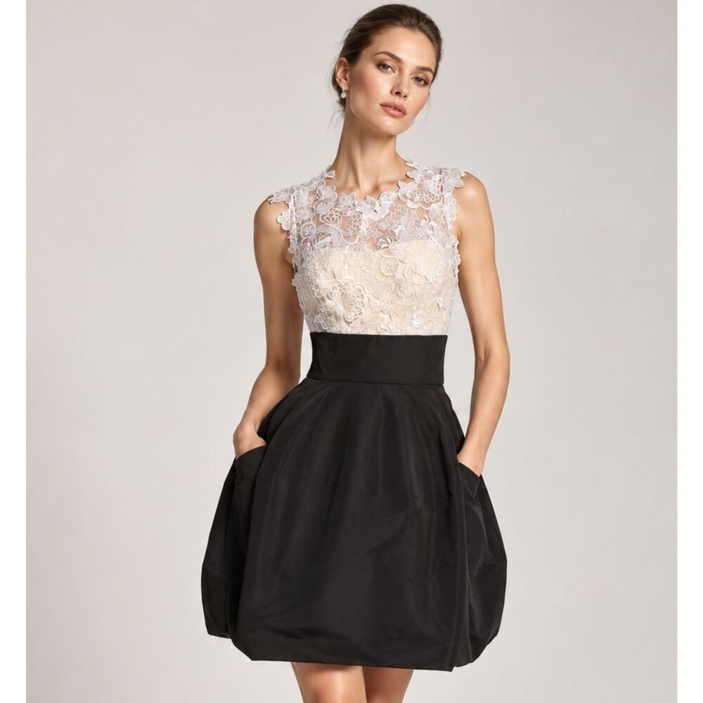 Oscar de la renta Lace Top Dress Sz 8